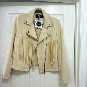 Western Style Fringe Suede Jacket